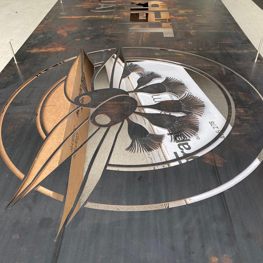 Computer Cut Corten Steel